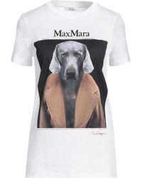 Max Mara - Logo Crew Neck T-Shirt - Lyst