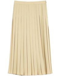 Max Mara - Luisa Pleated A-Line Skirt - Lyst
