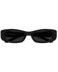 Balenciaga - Eyewear Rectangular Frame Sunglasses - Lyst