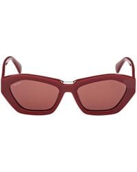 Max Mara - Kate Geometric Frame Sunglasses - Lyst
