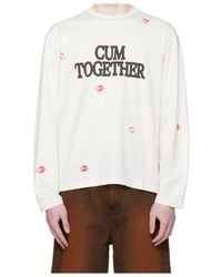 Carne Bollente - Crew Neck Long-Sleeved T-Shirt - Lyst