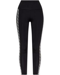 MICHAEL Michael Kors - Logo Tape Leggings - Lyst