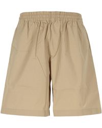 A.P.C. - Pleated Elastic-Waist Shorts - Lyst