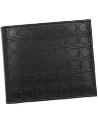 Ferragamo - Logo Details Wallet - Lyst