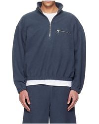 Rier - Wool Half-Zip Sweatshirt - Lyst