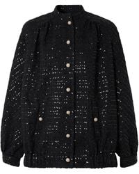 Alessandra Rich - Sequin-Embellished Tweed Jacket - Lyst
