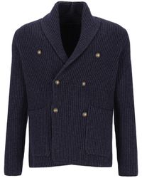 Al Duca d'Aosta - Long-Sleeve Cardigan - Lyst