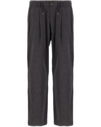 Herno - Resort Pleated-Front Trousers - Lyst