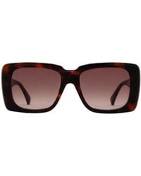 Max Mara - Square Frame Sunglasses - Lyst