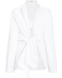 Alaïa - Alaïa Layered Poplin Shirt - Lyst