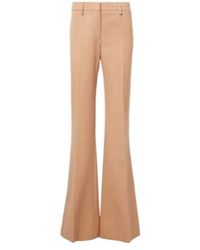 Stella McCartney - Low-Rise Striped Wool Flared Pants - Lyst