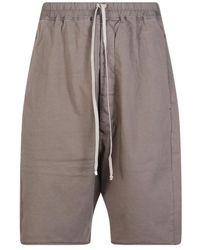 Rick Owens - Dropped-Crotch Drawstring Shorts - Lyst