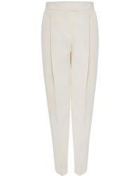 McQueen - Pleated Tailored Trousers - Lyst