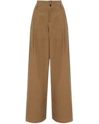 Chloé - Chlo Front-Zipped Belt-Looped Trousers - Lyst