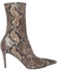 Stella McCartney - Stella Iconic Embossed Ankle Boots - Lyst