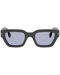 Fendi - Geometric Frame Sunglasses - Lyst