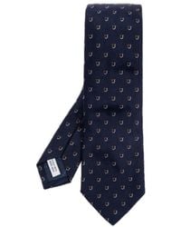 Ferragamo - Ferragamo Gancini Jacquard Tie - Lyst