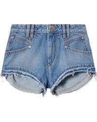 Isabel Marant - Eneidala Denim Shorts - Lyst