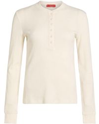 MAX&Co. - Solid-Colored Lightweight Knit Top - Lyst