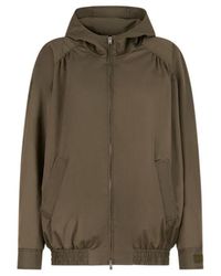 Marni - Gathered Hooded Zip-Up Jacket - Lyst