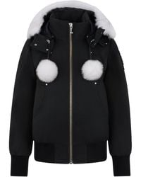 Moose Knuckles - Hooded Zipped Jacket - Lyst
