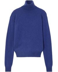 Saint Laurent - Roll Neck Straight Hem Jumper - Lyst