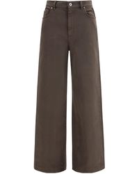 P.A.R.O.S.H. - Drill Wide-Leg Pants - Lyst