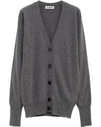 Jil Sander - Button-Down Cashmere Cardigan - Lyst