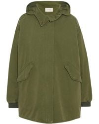 The Row - Kemet Hooded Cotton Jacket - Lyst
