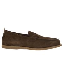 Etro - Printed Suede Slip-On Shoes - Lyst