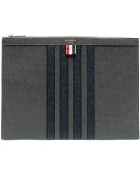 Thom Browne - 4-Bar Zipped Medium Document Holder - Lyst