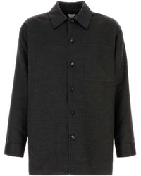 Bottega Veneta - Double Face Flannel Shirt - Lyst