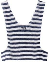 Miu Miu - Embroidered Beaded Top - Lyst