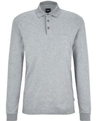 BOSS - Boss Logo Embroidered Polo Shirt - Lyst