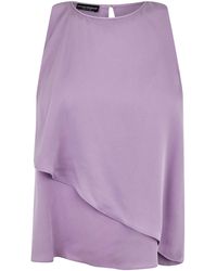 Emporio Armani - Sleeveless Top - Lyst