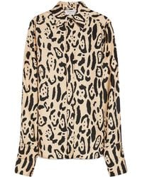 Sportmax - Shirt With Animal Print - Lyst