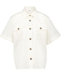 FRAME - Patch-Pocket Cotton Shirt - Lyst