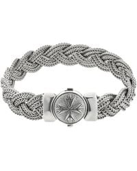 Emanuele Bicocchi - Braided New Logo Large Bracelet - Lyst