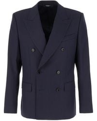 Dolce & Gabbana - Double-Breasted Tailored Blazer - Lyst