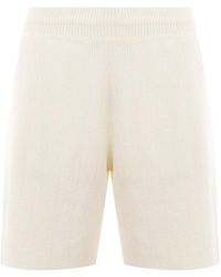 Golden Goose - Side-Striped Terry Shorts - Lyst