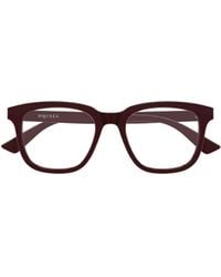 McQueen - Eyewear Square Frame Glasses - Lyst