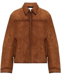 Zadig & Voltaire - Loumy Zip-Up Leather Jacket - Lyst
