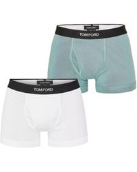 Tom Ford - Plain Cotton Boxer Briefs, 2-Pack - Lyst