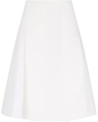 Marni - Maxi Pleated Cady Midi Skirt - Lyst