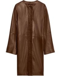 Weekend by Maxmara - Long-Sleeved Leather Jacket - Lyst