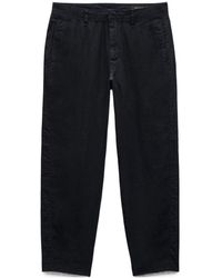Rag & Bone - Tapered Linen Trousers - Lyst