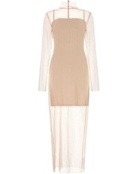 Givenchy - 4G Motif Midi Dress - Lyst