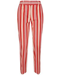 Ermanno Scervino - High-Waist Striped Pants - Lyst