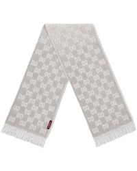 Gucci - Gg Alpaca Wool Blend Scarf - Lyst