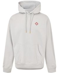 CASABLANCA - Logo Appliqué Hoodie - Lyst